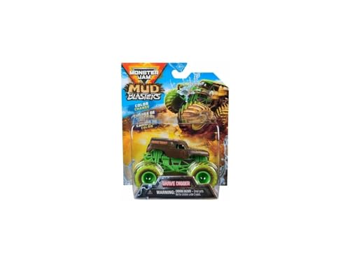 Monster Jam, Mud Blasters, Blue Thunder, LKW mit Farbwechsel, Metallfahrzeug im Maßstab 1:64, Spielzeug für Jungen und Mädchen ab 3 Jahren Monster Jam, Mud Blasters, Blue Thunder, LKW mit Farbwechsel, Metallfahrzeug im Maßstab 1:64, Spielzeug für Jungen und Mädchen ab 3 Jahren von Monster Jam