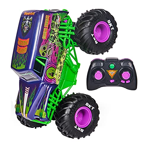 Monster Jam, Offizielle Grave Digger Freestyle Force, Ferngesteuertes Auto, Monstertruck-Spielzeug für Jungen, Kinder und Erwachsene, Maßstab 1:15 Monster Jam, Offizielle Grave Digger Freestyle Force, Ferngesteuertes Auto, Monstertruck-Spielzeug für Jungen, Kinder und Erwachsene, Maßstab 1:15 von Monster Jam