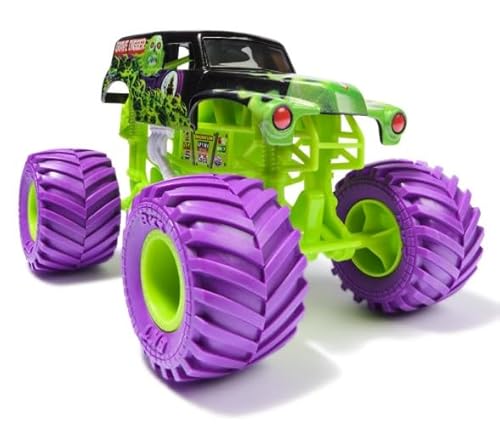 Monster Jam, Offizielle Serie 24 Oversized Grave Digger Purple Tires Monster Truck, Sammler-Druckguss-Fahrzeug, Maßstab 1:24, Kinderspielzeug für Jungen ab 3 Jahren Monster Jam, Offizielle Serie 24 Oversized Grave Digger Purple Tires Monster Truck, Sammler-Druckguss-Fahrzeug, Maßstab 1:24, Kinderspielzeug für Jungen ab 3 Jahren von Monster Jam