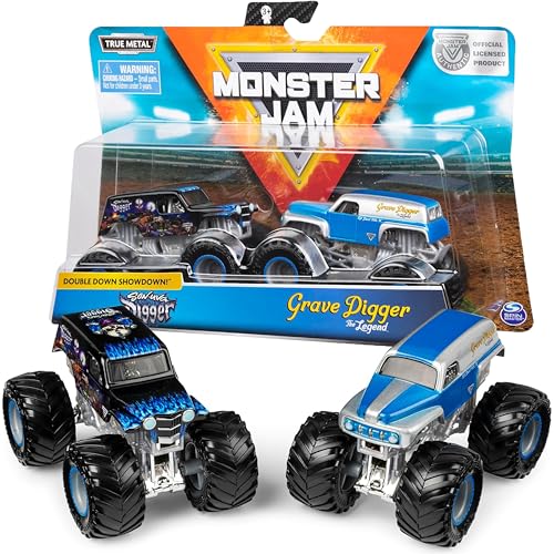 Monster Jam, Offizielle Son-Uva Digger Vs. Grave Digger Die-Cast Monster Trucks, Maßstab 1:64, 2 Stück Monster Jam, Offizielle Son-Uva Digger Vs. Grave Digger Die-Cast Monster Trucks, Maßstab 1:64, 2 Stück von Monster Jam