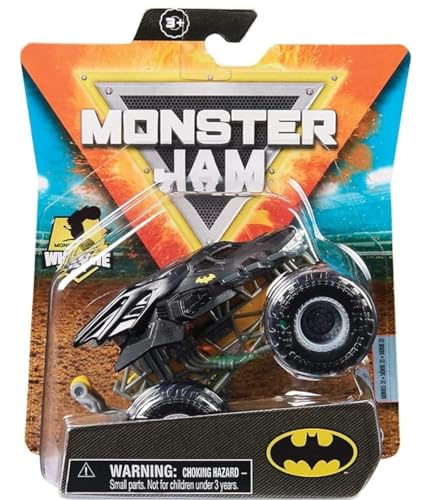 Monster Jam, Offizieller Batman Monster Truck, Druckgussfahrzeug, Heroes and Villains-Serie, Maßstab 1:64 Monster Jam, Offizieller Batman Monster Truck, Druckgussfahrzeug, Heroes and Villains-Serie, Maßstab 1:64 von Monster Jam