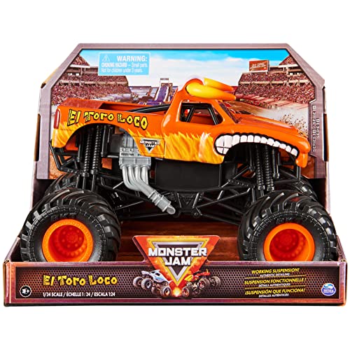 Monster Jam, Offizieller EL Toro Loco Monster Truck, Sammler-Druckguss-Fahrzeug, Maßstab 1:24, Kinderspielzeug für Jungen ab 3 Jahren Monster Jam, Offizieller EL Toro Loco Monster Truck, Sammler-Druckguss-Fahrzeug, Maßstab 1:24, Kinderspielzeug für Jungen ab 3 Jahren von Monster Jam