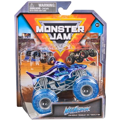 Monster Jam, Offizieller Megalodon Monster Truck, Die-Cast Fahrzeug, Maßstab 1:64, Kinderspielzeug für Jungen ab 3 Jahren Monster Jam, Offizieller Megalodon Monster Truck, Die-Cast Fahrzeug, Maßstab 1:64, Kinderspielzeug für Jungen ab 3 Jahren von Monster Jam
