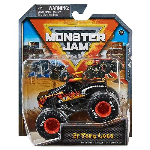 Monster Jam 2023 Spin Master 1:64 Diecast Truck Series 29 Legacy Trucks El Toro Loco (Schwarz) von Monster Jam