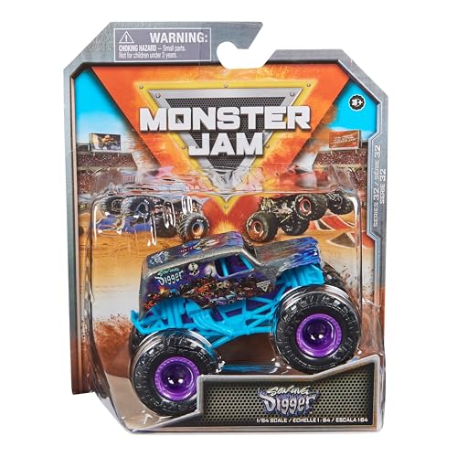 Monster Jam 2023 Spin Master 1:64 Diecast Truck Series 32 Steel Reveal Son-uva Digger, Mehrfarbig Monster Jam 2023 Spin Master 1:64 Diecast Truck Series 32 Steel Reveal Son-uva Digger, Mehrfarbig von Monster Jam