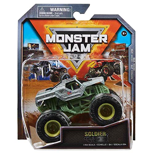 Monster Jam 2023 Spin Master 1:64 Druckguss Truck Series 29 Steel Reveal Soldier Fortune von Monster Jam