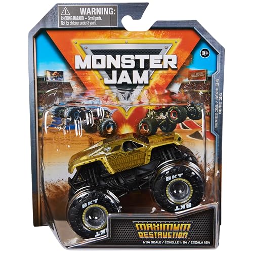 Monster Jam 2024 Official 1:64 Diecast Truck Series 34 Arena Favorites Maximum Destruction von Monster Jam