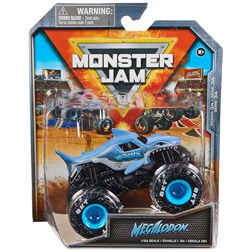 Monster Jam 2024 Official 1:64 Diecast Truck Series 34 Legacy Trucks Megalodon von Monster Jam