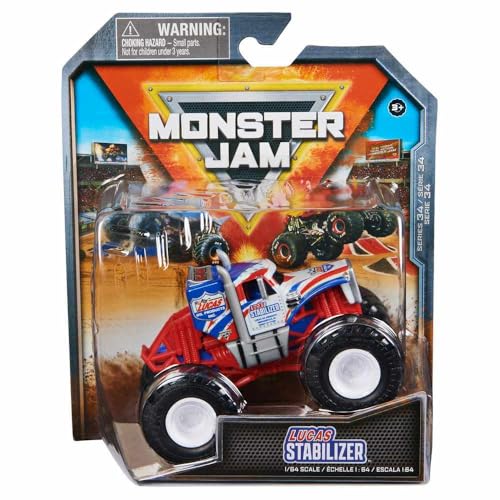 Monster Jam 2024 Offizieller 1:64 Diecast Truck Series 34 Arena Favorites Lucas Stabilisator von Monster Jam