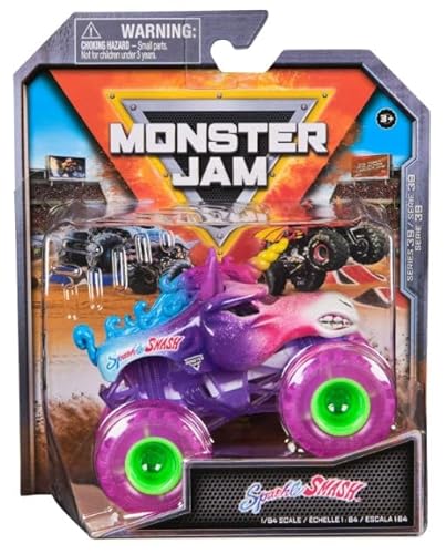 Monster Jam 2024 Offizieller 1:64 Diecast Truck Series 39 Sweet Treats Sparkle Smash von Monster Jam