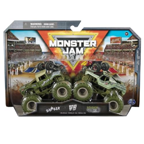 Monster Jam 2024 Series 30 1:64 Diecast Monster Truck 2-Pack Shaker vs Soldier Fortune Monster Jam 2024 Series 30 1:64 Diecast Monster Truck 2-Pack Shaker vs Soldier Fortune von Monster Jam