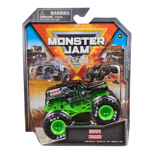 Monster Jam 2024 Series 37 Diecast Maßstab 1:64 Monster Truck Grave Digger Legacy Trucks Monster Jam 2024 Series 37 Diecast Maßstab 1:64 Monster Truck Grave Digger Legacy Trucks von Monster Jam