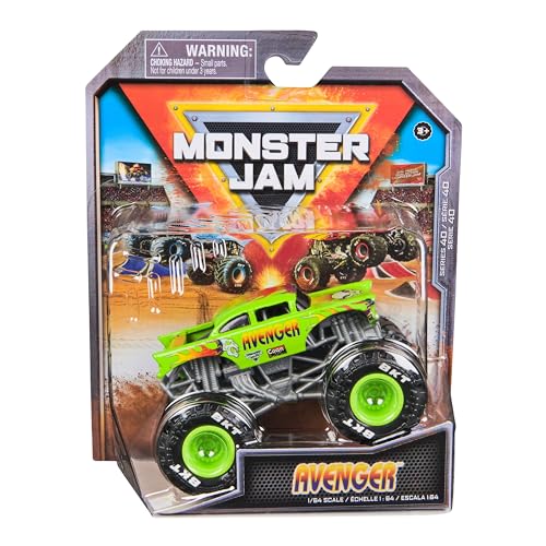 Monster Jam 2025 Official 1:64 Diecast Truck Series 40 Arena Favorites Avenger von Monster Jam