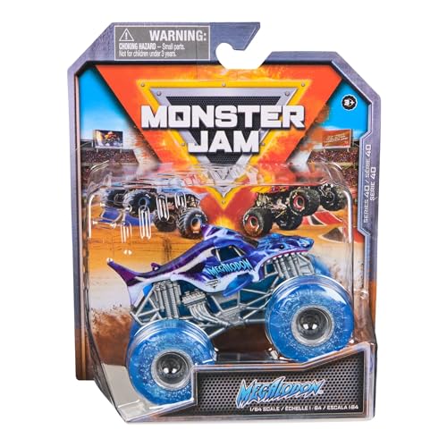 Monster Jam 2025 Official 1:64 Diecast Truck Series 40 Collide-a-Scope Megalodon von Monster Jam
