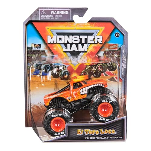 Monster Jam 2025 Official 1:64 Diecast Truck Series 40 Crazy Creatures El Toro Loco von Monster Jam