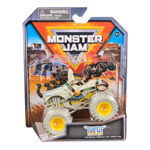 Monster Jam 2025 Official 1:64 Diecast Truck Series 40 Crazy Creatures Tempest Steed von Monster Jam