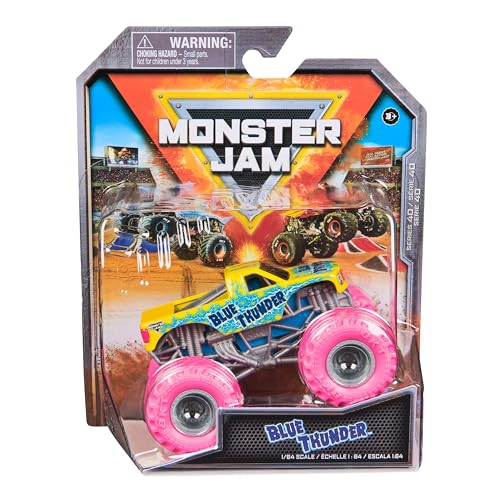 Monster Jam 2025 Official 1:64 Diecast Truck Series 40 Electruck Crew Blue Thunder von Monster Jam