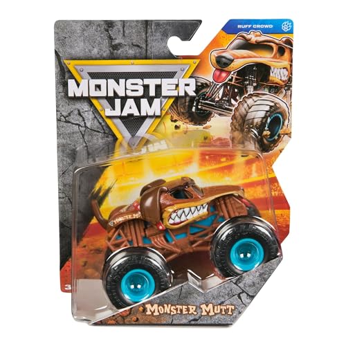 Monster Jam 2025 Official 1:64 Diecast Truck Series 42 Ruff Crowd Monster Mutt von Monster Jam