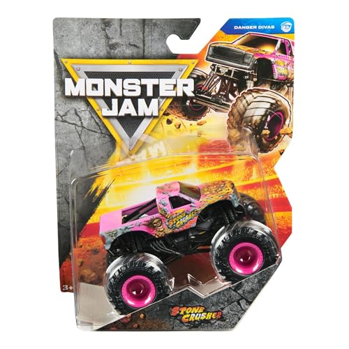 Monster Jam 2025 Official 1:64 Diecast Truck Series 43 Danger Divas Stone Crusher von Monster Jam
