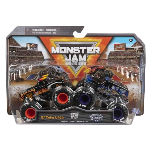 Monster Jam El Toro Loco Vs Son-Uva Bagger (Maßstab 1:64) Doppelpack von Monster Jam