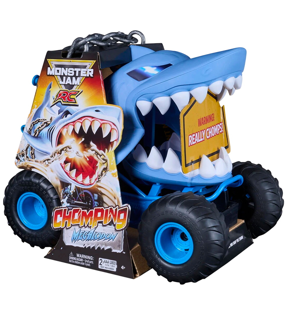 Monster Jam Ferngesteuert Truck - 1:15 - Beißender Megalodon - Monster Jam - One Size - Autos von Monster Jam