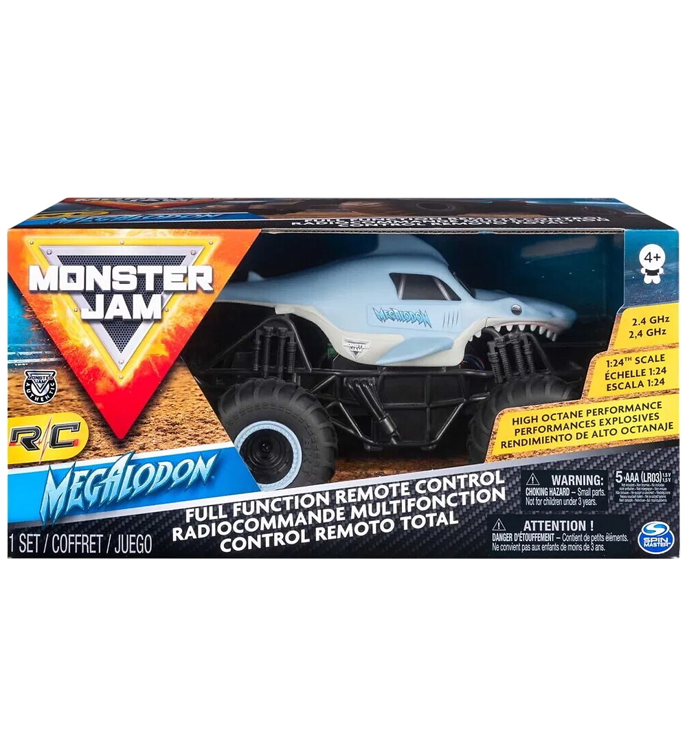Monster Jam Ferngesteuert Truck - 1:24 - Megaladon - Monster Jam - One Size - Autos Monster Jam Ferngesteuert Truck - 1:24 - Megaladon - Monster Jam - One Size - Autos von Monster Jam