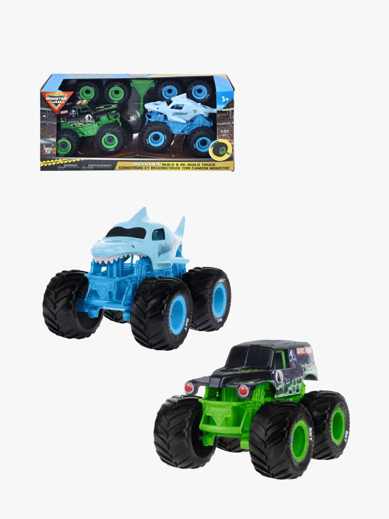 Monster Jam Mechanix Build N ReBuild Fahrzeuge 2er-Pack 1:32 Monster Jam Mechanix Build N ReBuild Fahrzeuge 2er-Pack 1:32 von Monster Jam