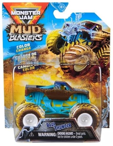 Monster Jam Mud Blasters Color Change Series 1 Blue Thunder, Die-Cast Monster Truck Monster Jam Mud Blasters Color Change Series 1 Blue Thunder, Die-Cast Monster Truck von Monster Jam
