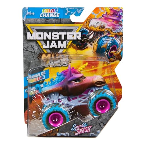 Monster Jam Mud Blasters Farbwechsel-Serie 2, Maßstab 1:64, Druckguss, Monstertruck Sparkle Smash Monster Jam Mud Blasters Farbwechsel-Serie 2, Maßstab 1:64, Druckguss, Monstertruck Sparkle Smash von Monster Jam