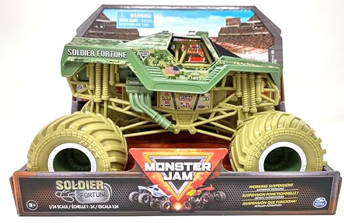 Monster Jam Offizieller Diecast Monster Truck im Maßstab 1:24 (Serie 19 Soldier Fortune) von Monster Jam