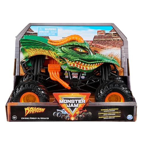 Monster Jam Offizieller Monster Truck Serie 20 (Dragon) im Maßstab 1:24 aus Druckguss von Monster Jam
