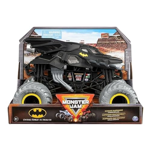 Monster Jam Offizielles 1:24 Scale Diecast Monster Truck (Series 19 Batman Silver Ties) von Monster Jam