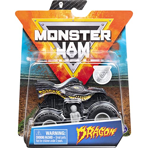 Monster Jam Original Truck mit Zubehör im Maßstab 1:64 - Dragon von Monster Jam