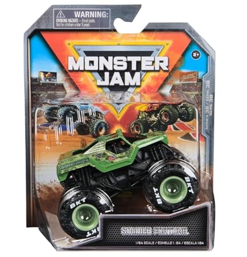 Monster Jam Soldier Fortune Druckguss-Truck, Legacy Series 38, Maßstab 1:64 Monster Jam Soldier Fortune Druckguss-Truck, Legacy Series 38, Maßstab 1:64 von Monster Jam