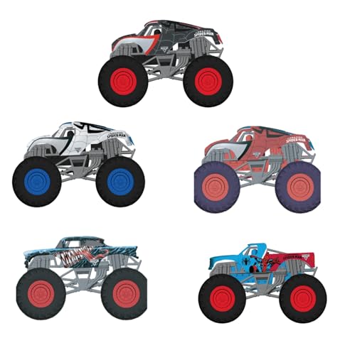 Monster Jam Toy Vehicle Truck 1t64 Mrvl5PK Spiderman I Monster Jam Toy Vehicle Truck 1t64 Mrvl5PK Spiderman I von Monster Jam