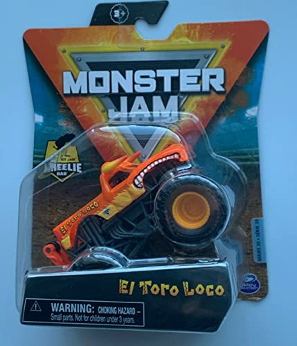 MonsterJam El Toro Loco (Translucent Orange), Maßstab 1:64, Serie 20 von Monster Jam