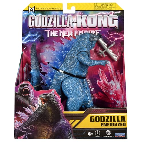 MonsterVerse Godzilla x Kong: Das Neue Imperium, 15 cm große Energized Godzilla-Actionfigur, ikonische Sammlerfilmfigur, inklusive 6,4 cm Kampf-Drohne, geeignet für Kinder ab 4 Jahren MonsterVerse Godzilla x Kong: Das Neue Imperium, 15 cm große Energized Godzilla-Actionfigur, ikonische Sammlerfilmfigur, inklusive 6,4 cm Kampf-Drohne, geeignet für Kinder ab 4 Jahren von MonsterVerse