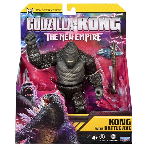 MonsterVerse Godzilla x Kong: Das Neue Imperium, 15 cm große Kampfnarben-Kong-Actionfigur, ikonische Sammlerfilmfigur, geeignet für Kinder ab 4 Jahren MonsterVerse Godzilla x Kong: Das Neue Imperium, 15 cm große Kampfnarben-Kong-Actionfigur, ikonische Sammlerfilmfigur, geeignet für Kinder ab 4 Jahren von MonsterVerse