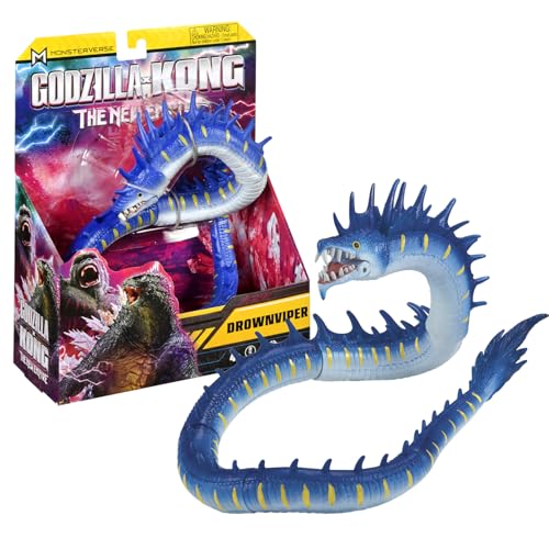MonsterVerse Godzilla x Kong: The New Empire, 15 cm Drownviper Actionfigur Spielzeug, Ikonische Sammlerfilmfigur, Geeignet für Kinder ab 4 Jahren von MonsterVerse