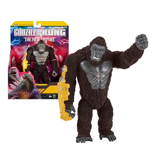MonsterVerse Godzilla x Kong: The New Empire, 15 cm Real Feel Kong Actionfigur Spielzeug, Ikonische Sammlerfilmfigur, Geeignet für Kinder ab 4 Jahren MonsterVerse Godzilla x Kong: The New Empire, 15 cm Real Feel Kong Actionfigur Spielzeug, Ikonische Sammlerfilmfigur, Geeignet für Kinder ab 4 Jahren von MonsterVerse