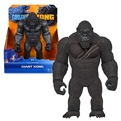 MonsterVerse Godzilla vs. Kong 11-Zoll-Sammler-Gigant King Kong artikulierte Actionfigur Spielzeug in Schwarz, Limited Edition, geeignet für Kinder ab 4 Jahren+ von MonsterVerse