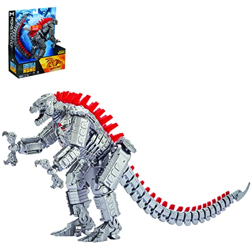 MonsterVerse Godzilla vs. Kong: Sammelbares 7-Zoll-Deluxe-Mechagodzilla-Artikulationsfigurenset, hochdetailliert und kunstvoll modelliert, mit Kampfgebrüll-Sounds, geeignet für Kinder ab 4 Jahren+ von MonsterVerse
