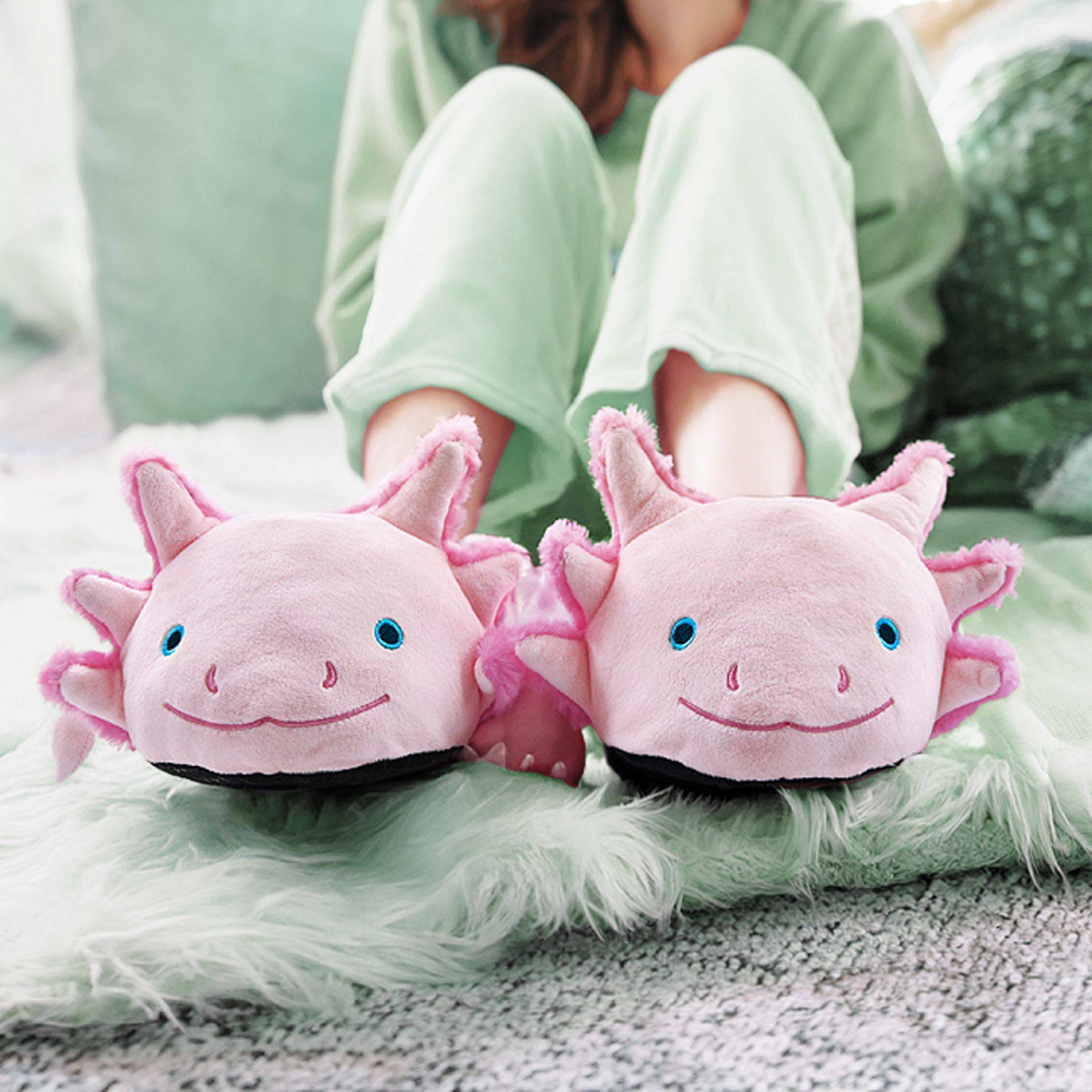 Axolotl Hausschuhe Axolotl Hausschuhe von Monsterzeug