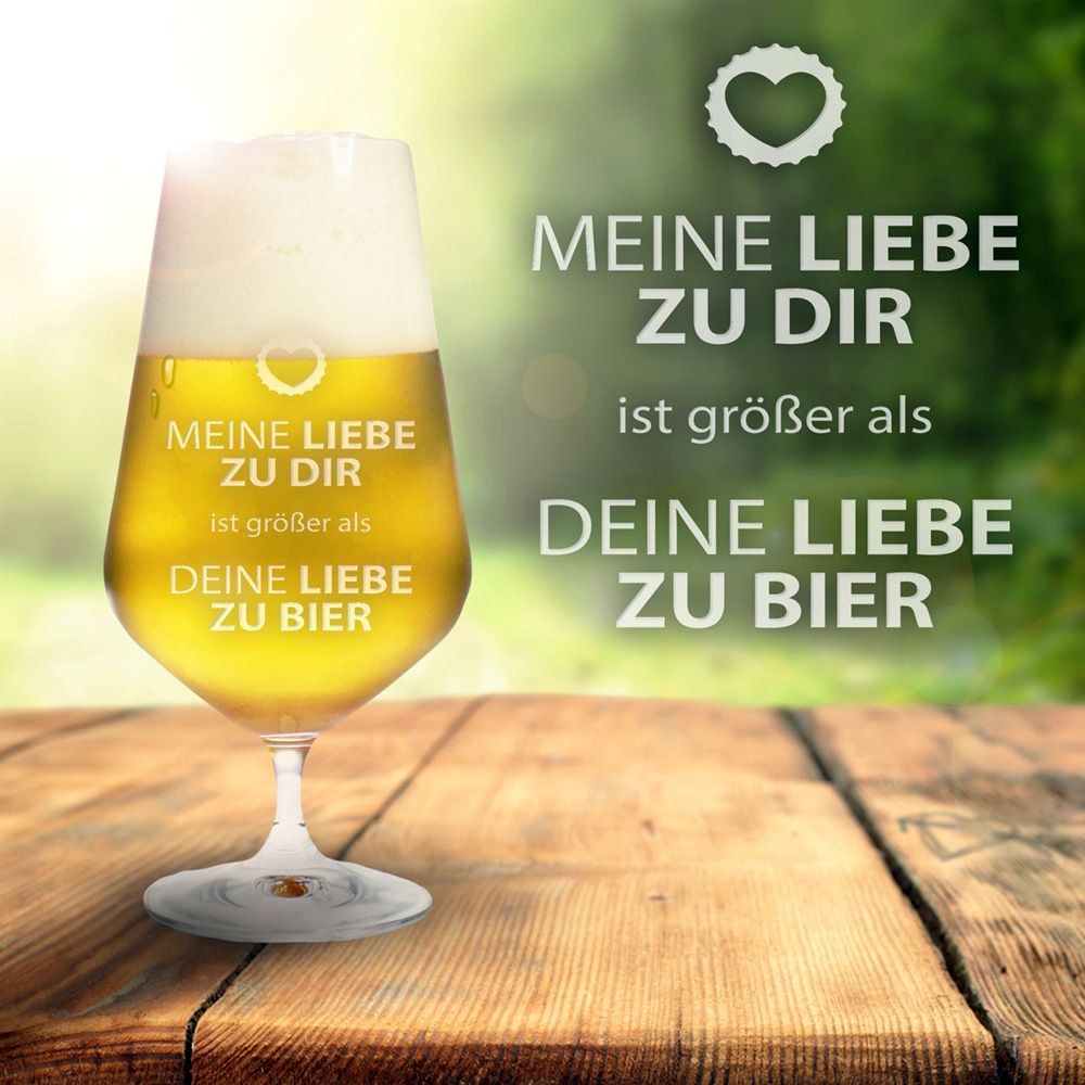 Bierglas - Liebe Bierglas - Liebe von Monsterzeug