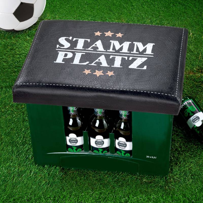 Bierkasten Sitzkissen - Stammplatz von Monsterzeug