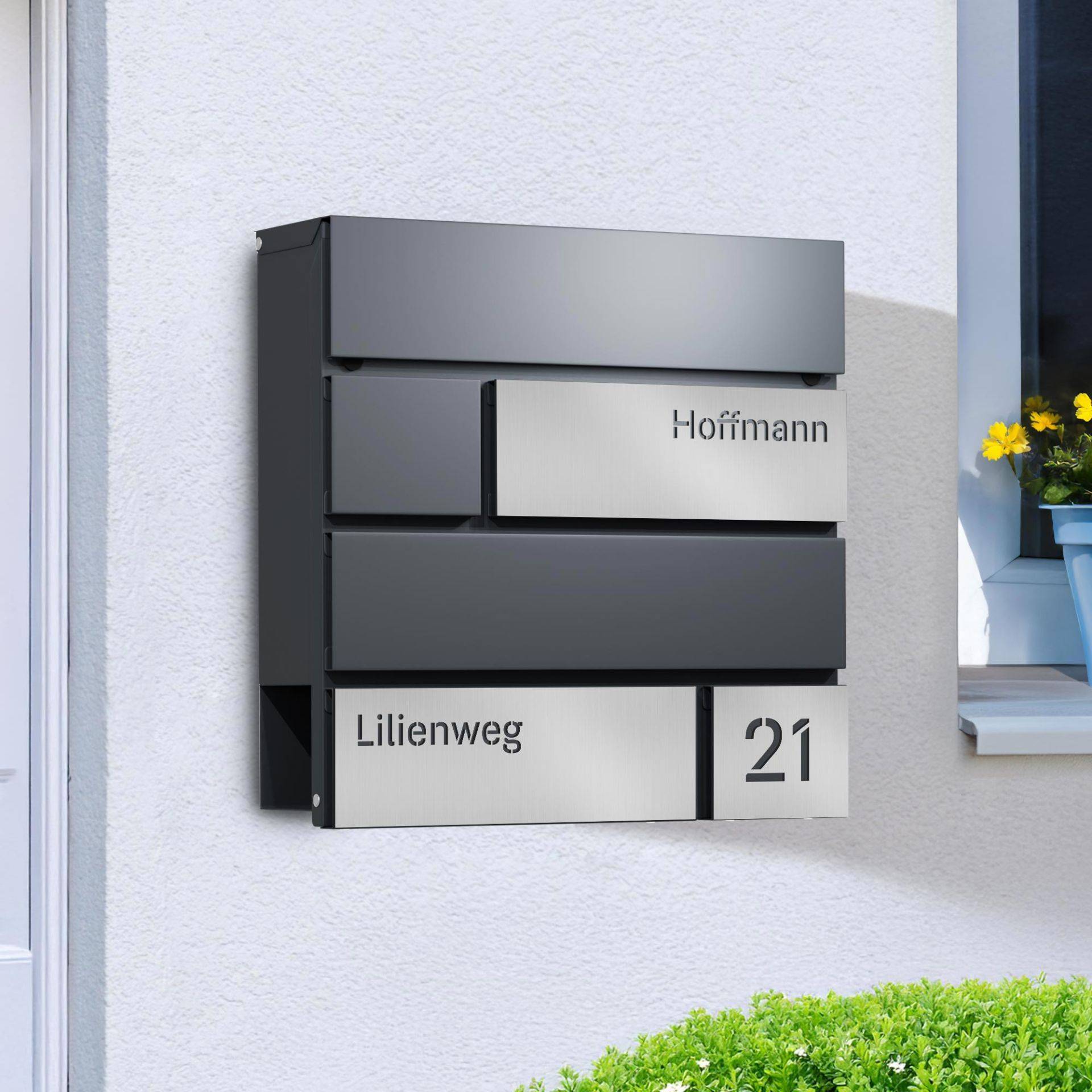 Briefkasten mit Kacheln Briefkasten mit Kacheln von Monsterzeug