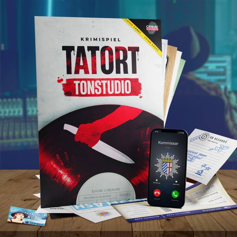 Detektivspiel - Krimi Tatort Tonstudio von Monsterzeug
