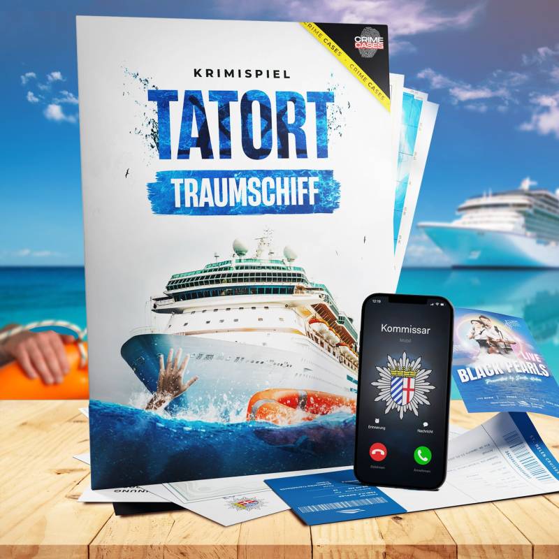 Detektivspiel - Krimi Tatort Traumschiff von Monsterzeug