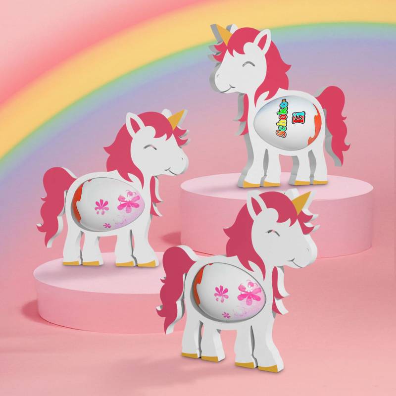 Einhörner Ü-Ei Halter - 3er Set von Monsterzeug