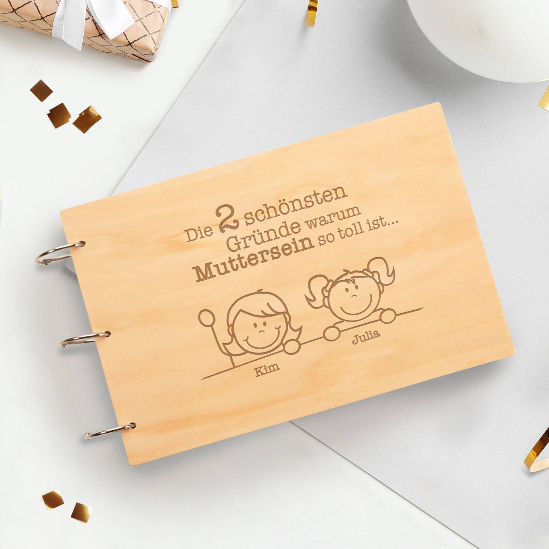 Fotobuch mit Holzcover - Muttersein Fotobuch mit Holzcover - Muttersein von Monsterzeug